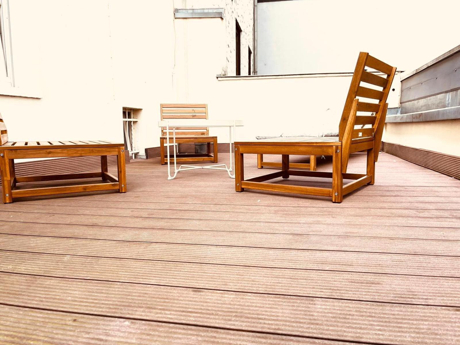 Studio Mit Terrasse Altstadt Koblenz Coblence Extérieur photo
